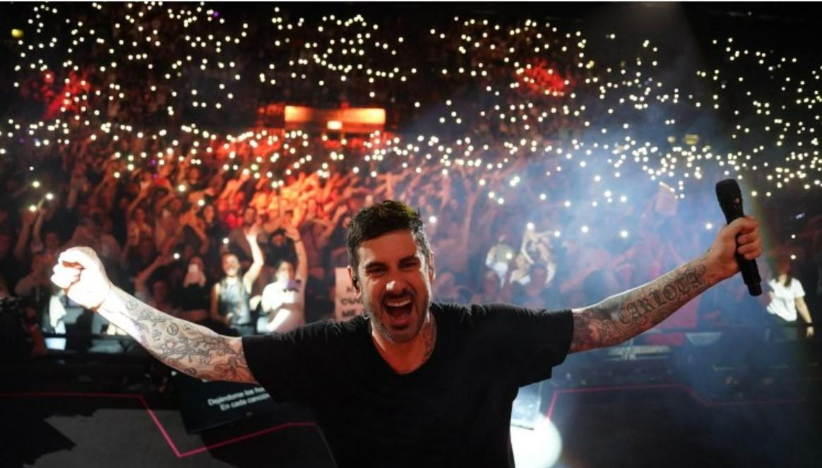 Melendi en el luna park foto NA