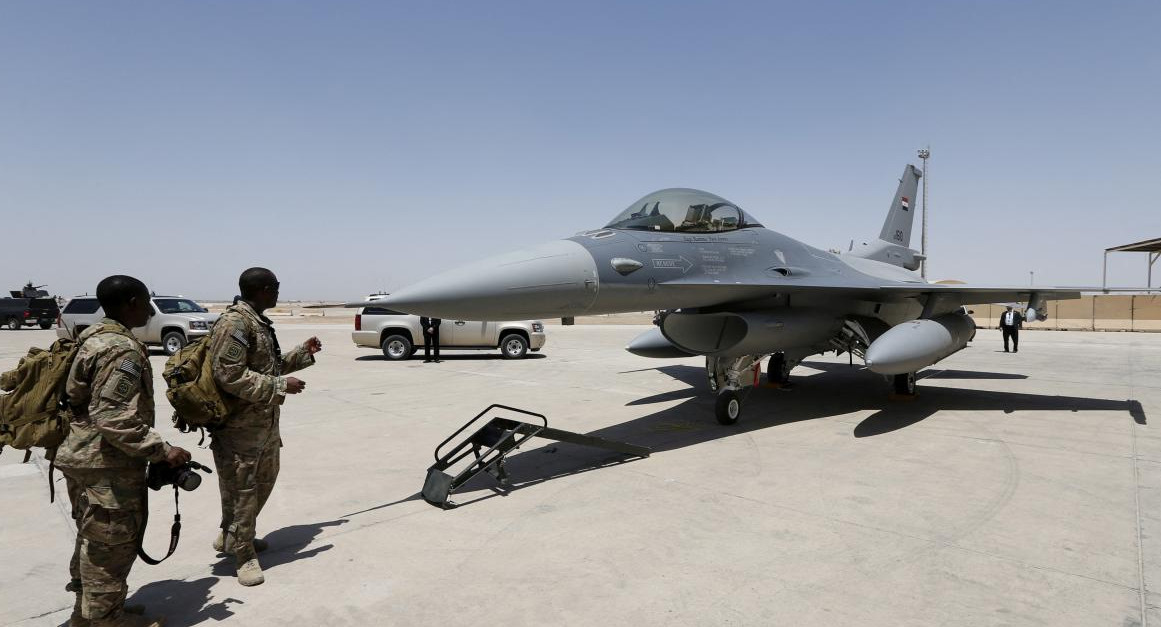 Aviones F-16. Foto: Reuters.