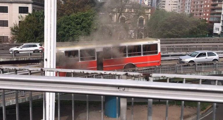 El micro transportaba a un total de 38 niños y niñas del jardín de infantes N°6 de Olivos. Foto: NA.