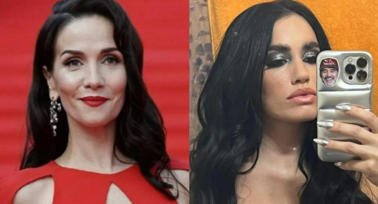 Natalia Oreiro y Lali Espósito. Fotos: NA - Instagram/lali.