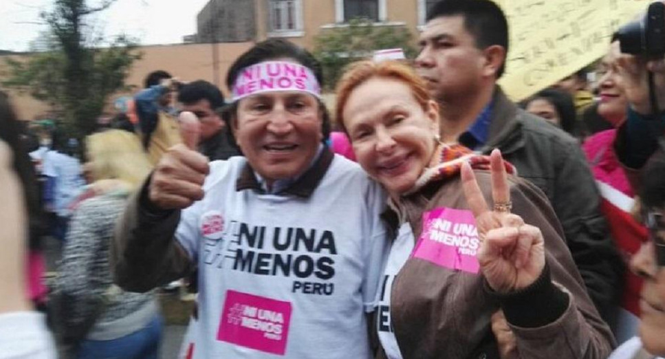 Alejandro Toledo y Eliane Karp, Perú. Foto: NA.