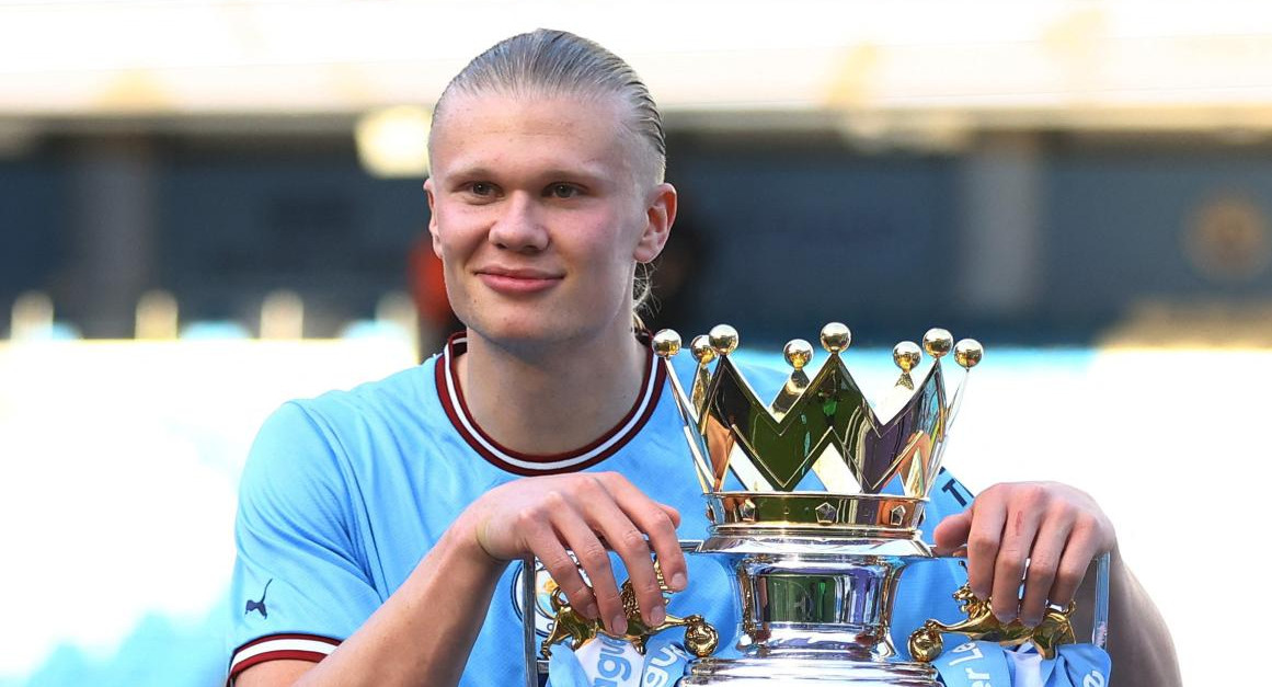 Erling Haaland en Manchester City. Foto: REUTERS.