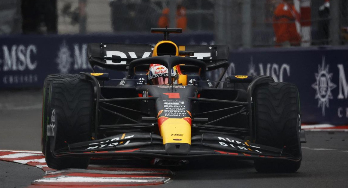 Max Verstappen en Monetcarlo. Foto: Reuters.