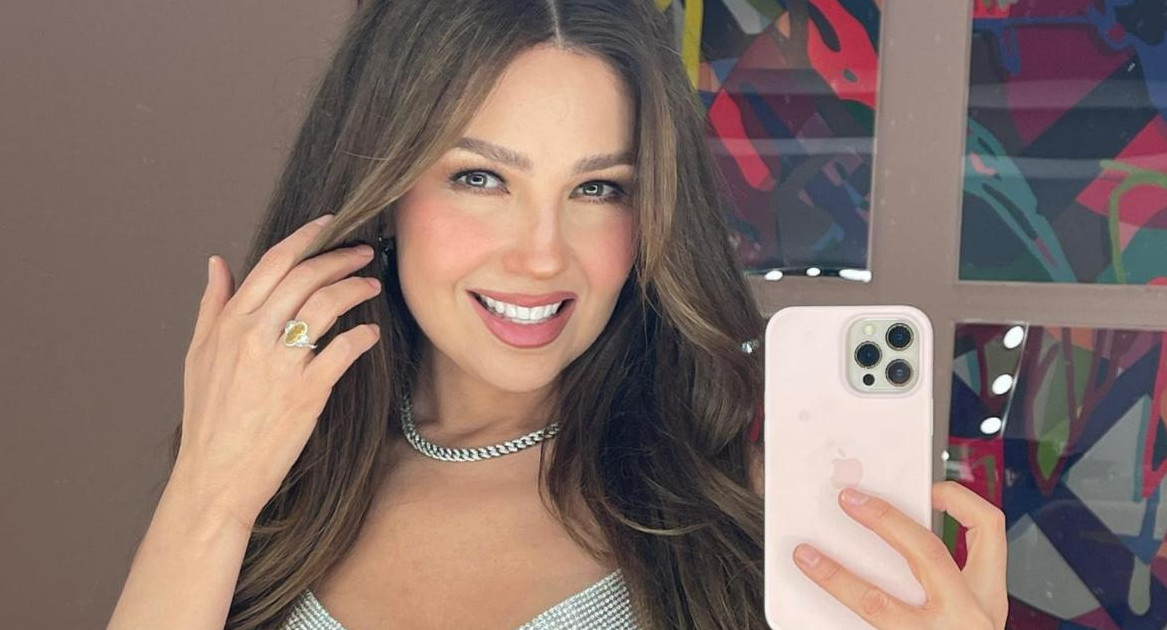 Thalía, cantante. Foto: Instagram/thalia.