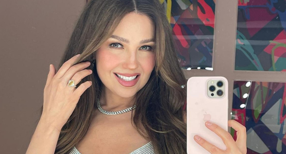 Thalía, cantante. Foto: Instagram/thalia.