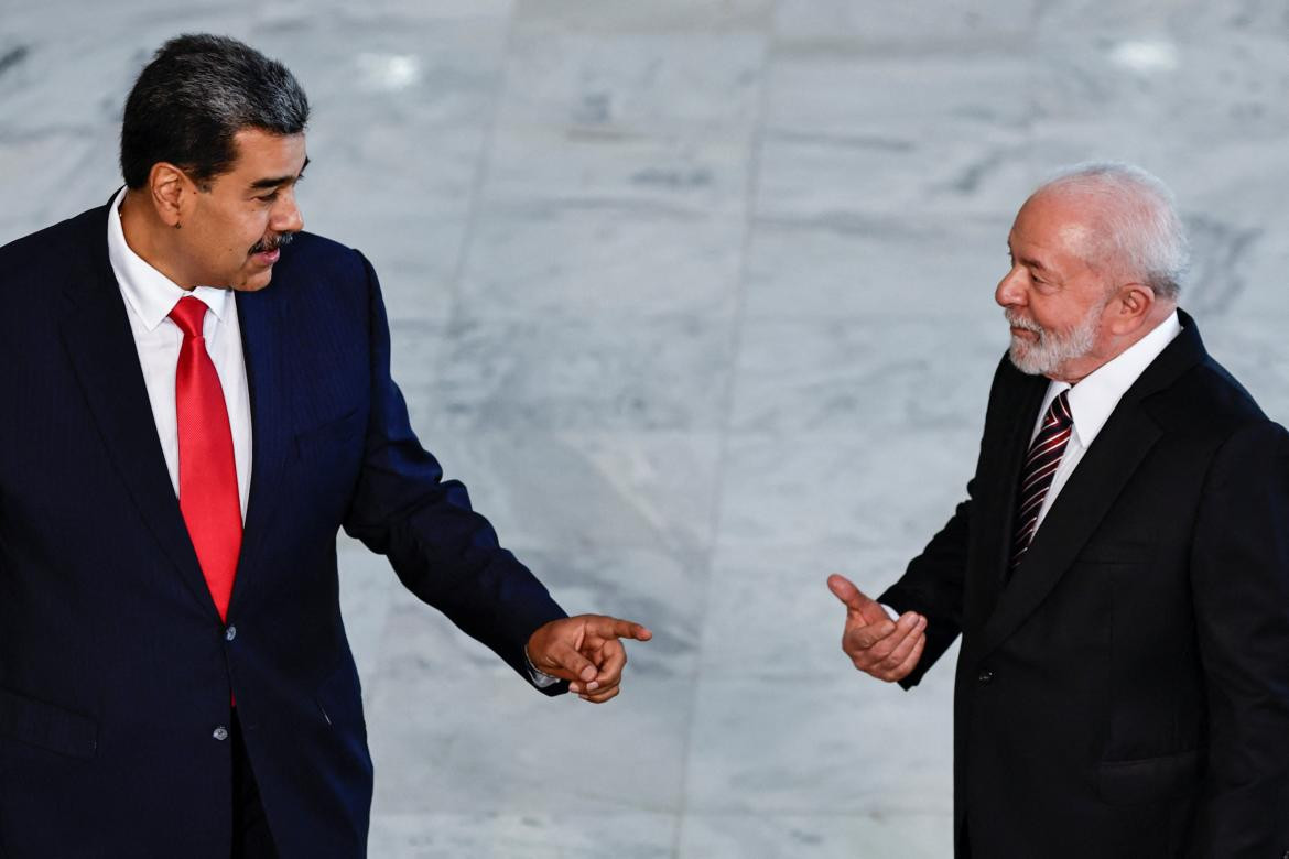 Lula da Silva y Nicolás Maduro en Brasil. Foto: Reuters.