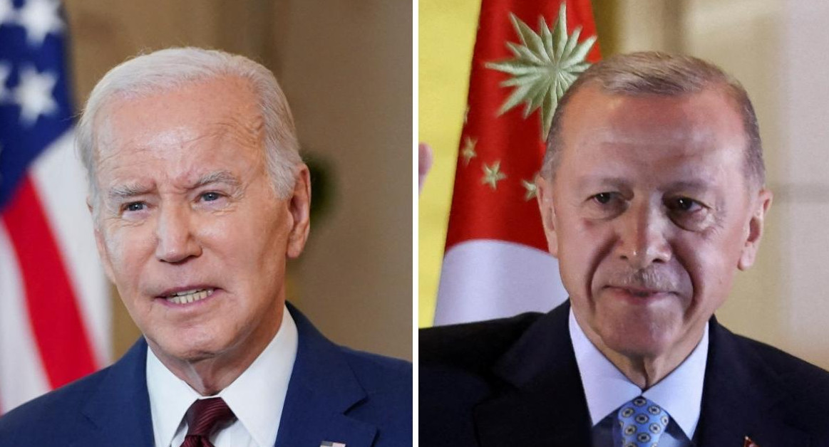 Joe Biden felicitó a Recep Tayyip Erdogan. Foto: Reuters.