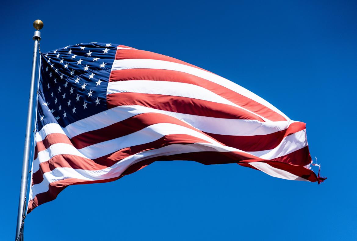 Bandera de Estados Unidos. Foto: Unsplash