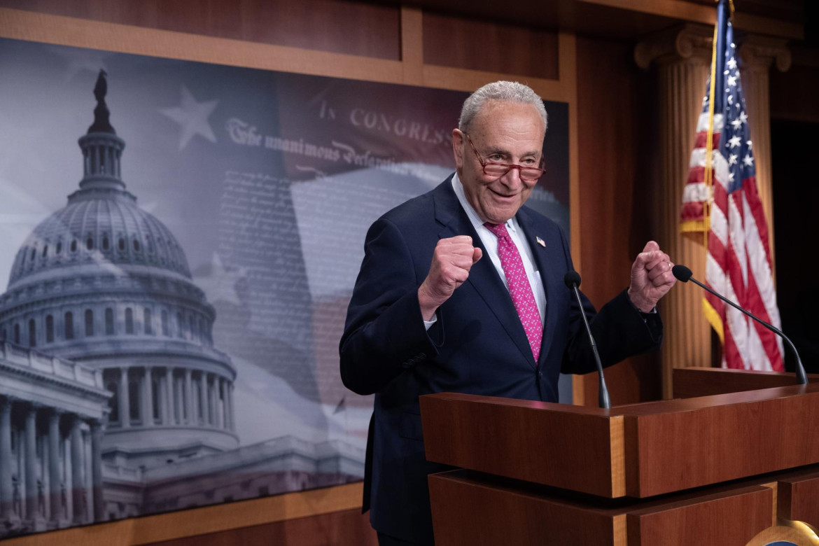 Chuck Schumer, líder demócrata del Senado de Estados Unidos. Foto: EFE.