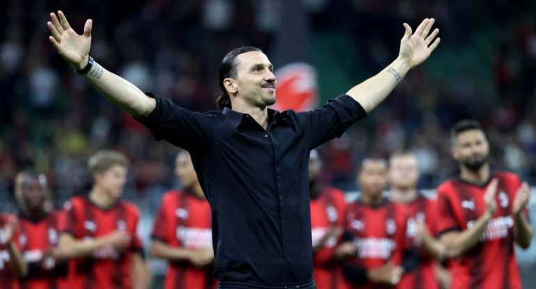 Zlatan Ibrahimovic anunció su retiro profesional del fútbol. Foto: EFE.