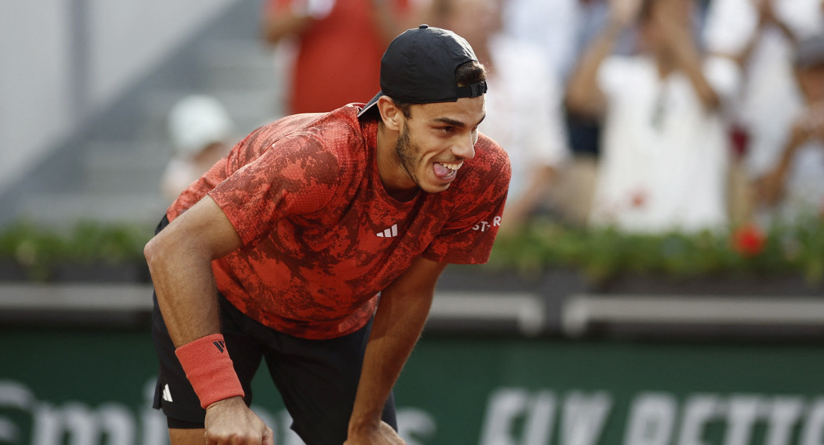 Francisco Cerúndolo fue eliminado de Roland Garros. Foto: Reuters.