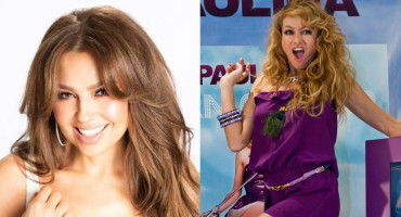 Thalía y Paulina Rubio. Foto: NA.