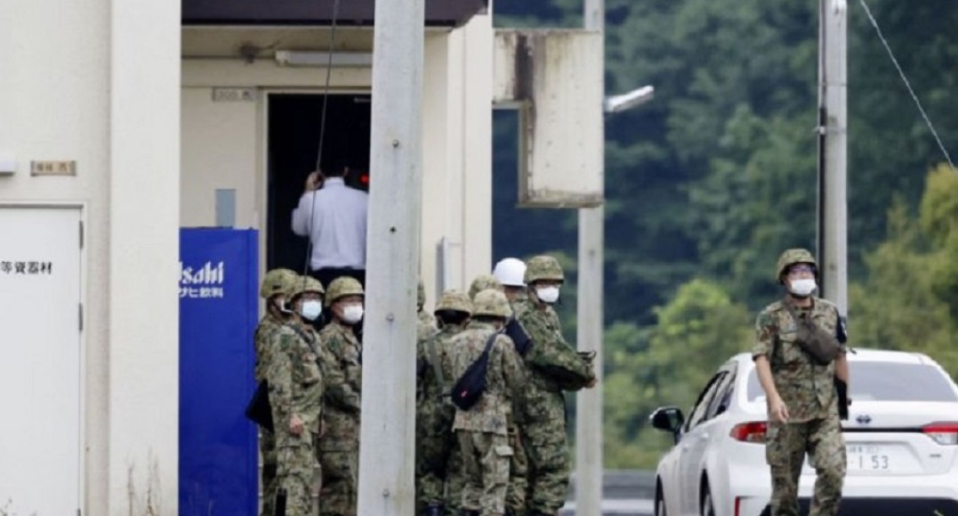 Regimiento del ejército de Japón. Foto: NA.