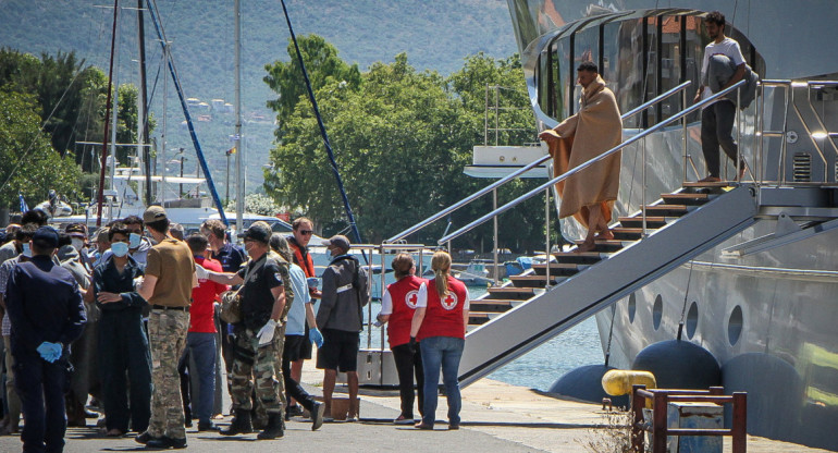 Naufragio y tragedia en Grecia. Foto: Reuters.