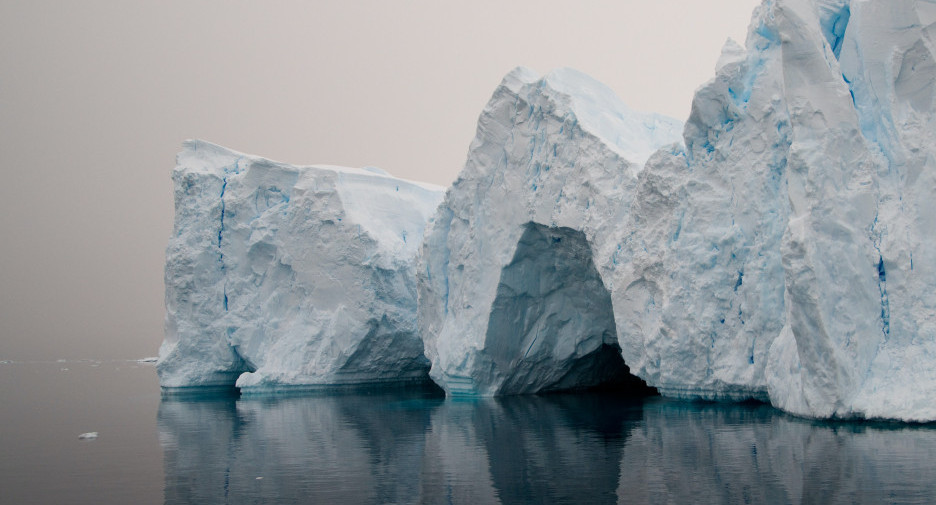 Glaciar de la Antártida. Foto: Unsplash