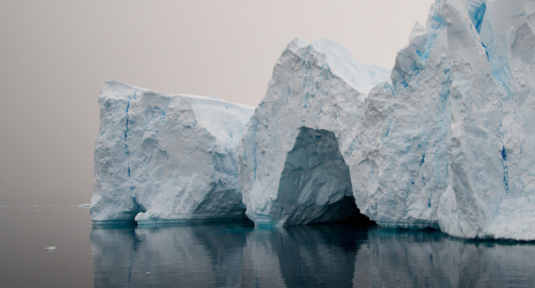 Glaciar de la Antártida. Foto: Unsplash