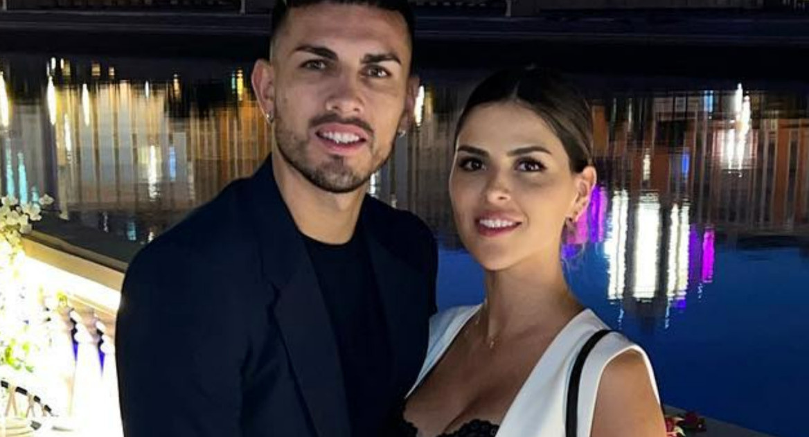 Leandro Paredes y Camila Galante. Foto: Instagram/ccamilagalantee.