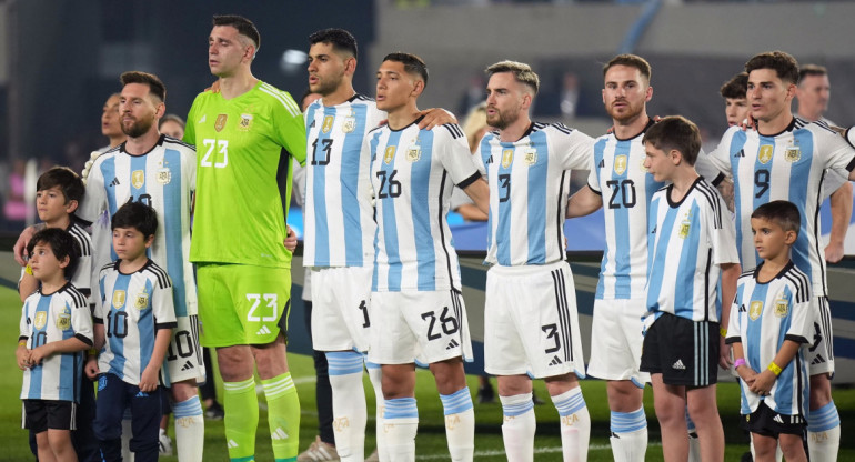 Selección Argentina. Foto: NA.