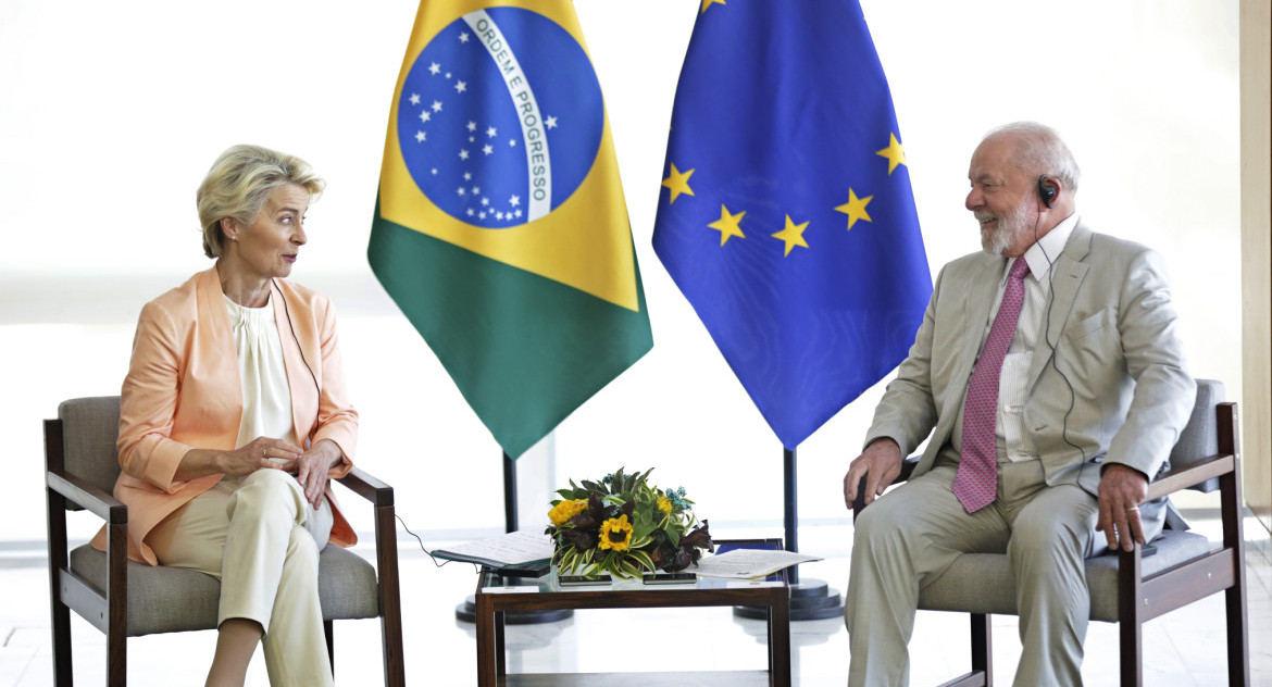 Ursula von der Leyen y Lula y Lula da Silva. Foto: Reuters