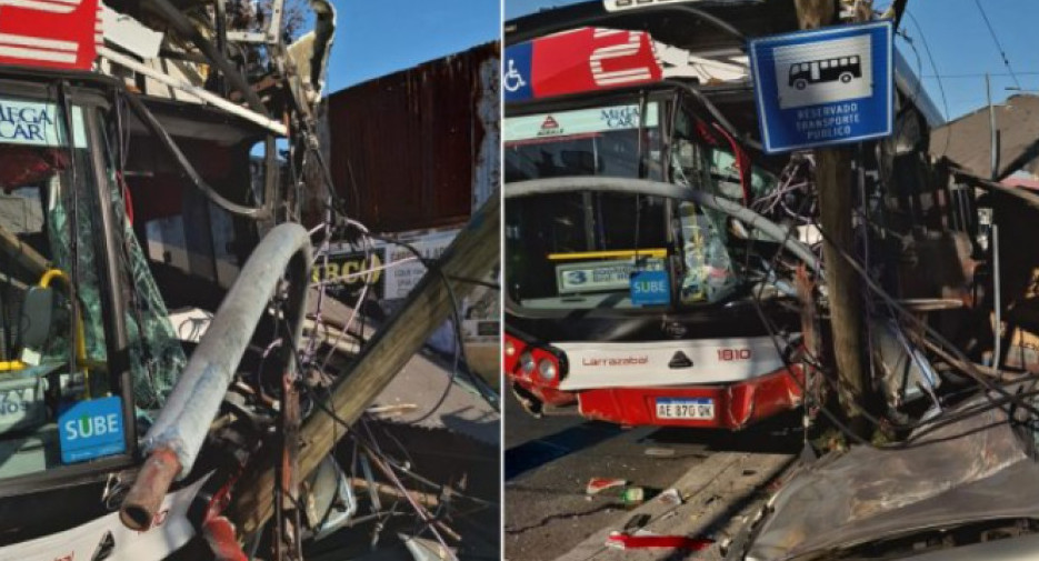 El impactante choque quedó registrado por las cámaras de seguridad del municipio. Foto: NA