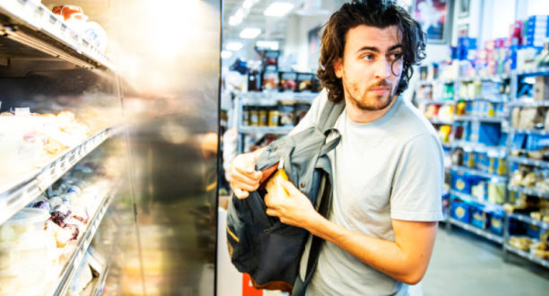 Robo en supermercado. Foto iStock.