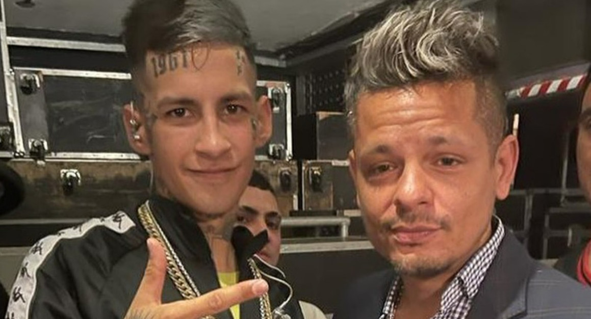 L-Gante y Alejandro Cipolla. Foto: Instagram @alejandro_cipolla.