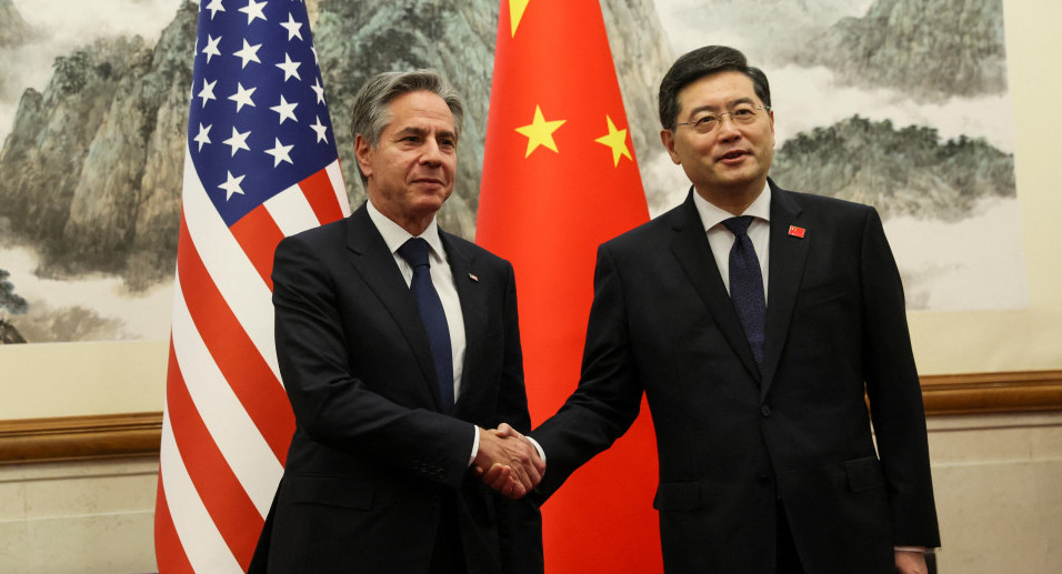 Viaje de Blinken a China. Foto: Reuters.