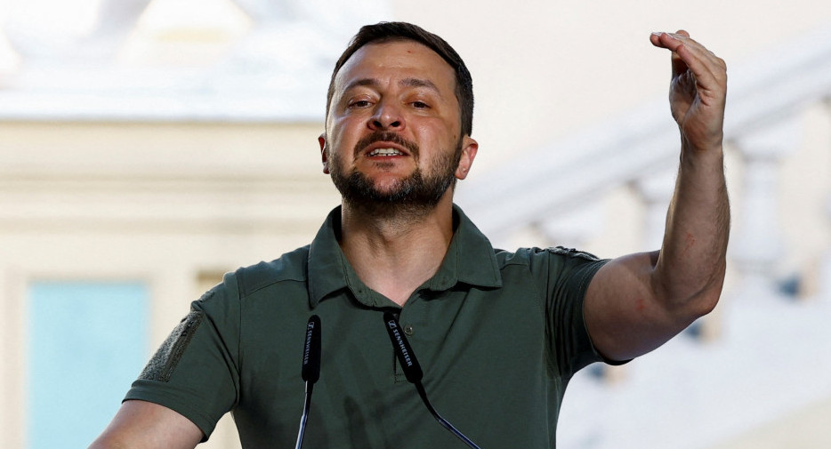 Volodimir Zelenski, presidente de Ucrania. Foto: Reuters.