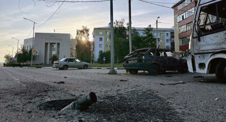 Guerra entre Rusia y Ucrania. Ataque sobre Bélgorod. Foto: NA.