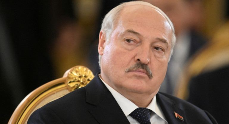 El presidente de Bielorrusia, Alexander Lukashenko. Fuente: Reuters.