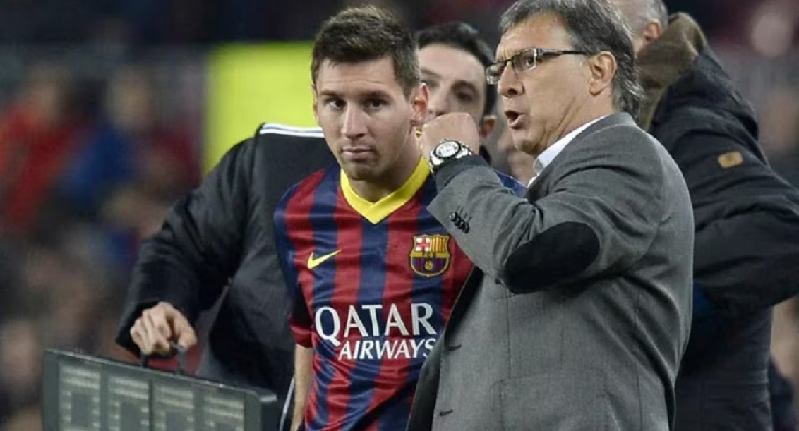 Lionel Messi y Gerardo Martino. Foto: NA.