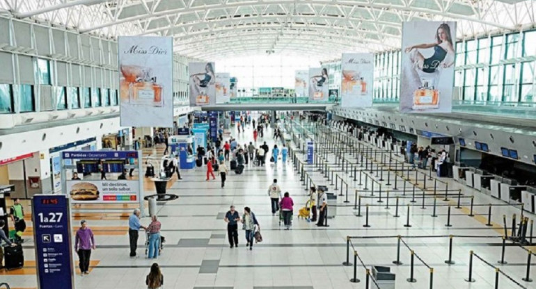 Aeropuerto de Ezeiza. Foto: NA.