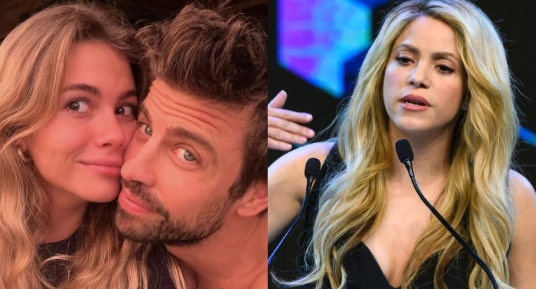 La cláusula de Shakira que podría complicar a Gerard Piqué y Clara Chia. Fotos: Instagram y NA.