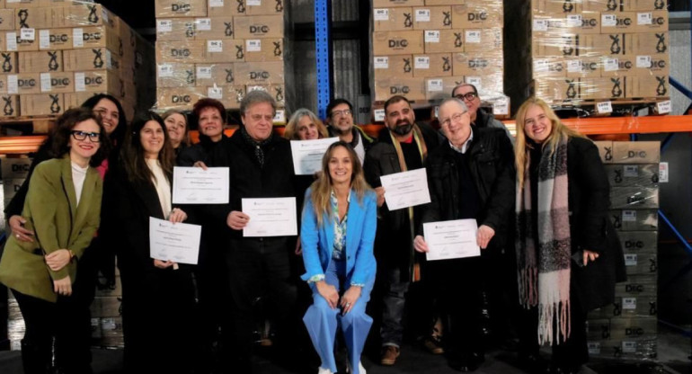 Quinta edición del programa Alimentos con Valor en Tigre, Malena Galmarini. Foto: prensa