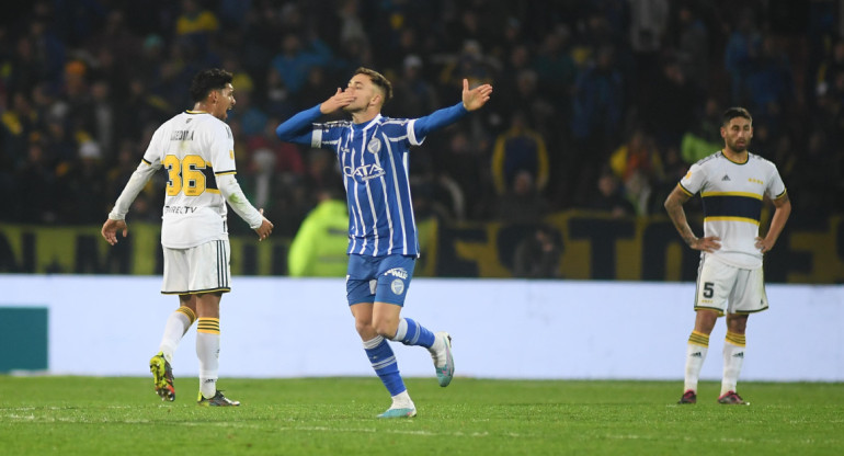 Tomás Conechny; Godoy Cruz goleó a Boca Juniors en Mendoza. Foto: Télam.