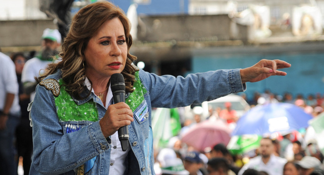 Sandra Torres, la candidata de UNE. Foto: Reuters.