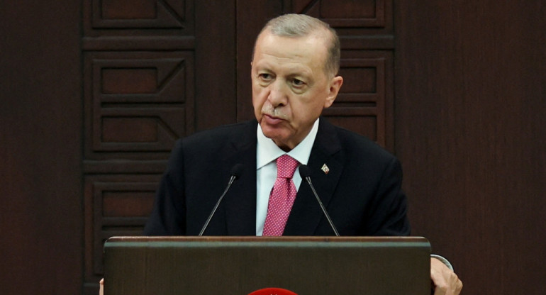 Recep Tayyip Erdogan, presidente de Turquía. Foto: Reuters.