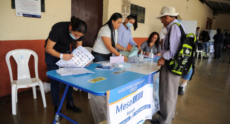 Elecciones en Guatemala. Foto: Reuters.