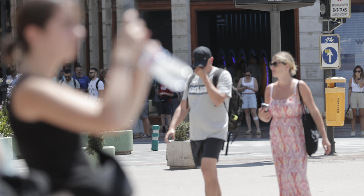 Ola de calor en España. Foto: EFE.