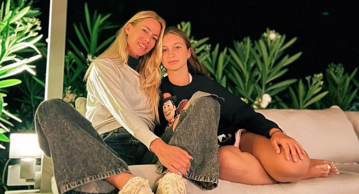 Nicole Neumann y su hija Indiana tiempo atrás. Foto: Instagram/nikitaneumannoficial