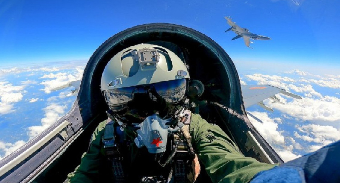 Avión de la Fuerza Aérea de China. Foto: NA.