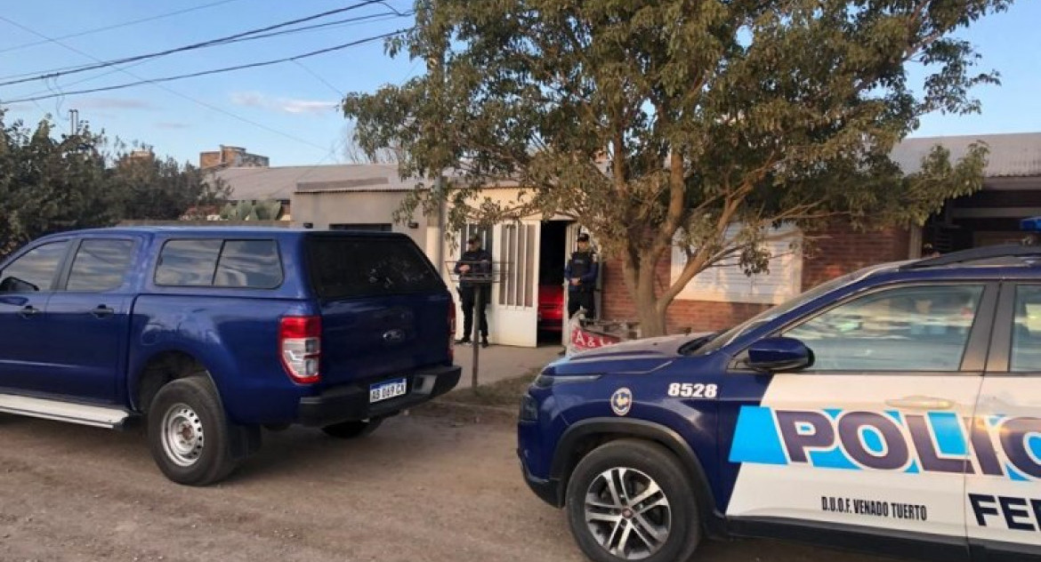 Casa del hombre en Venado Tuerto. Foto: NA.