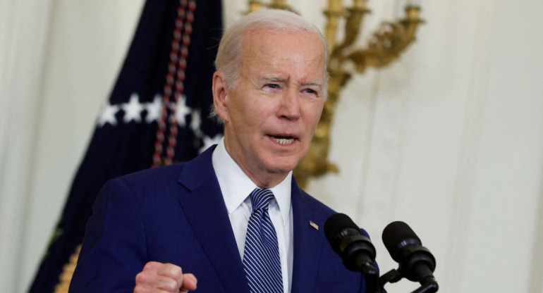 Joe Biden, presidente de Estados Unidos. Foto: Reuters.