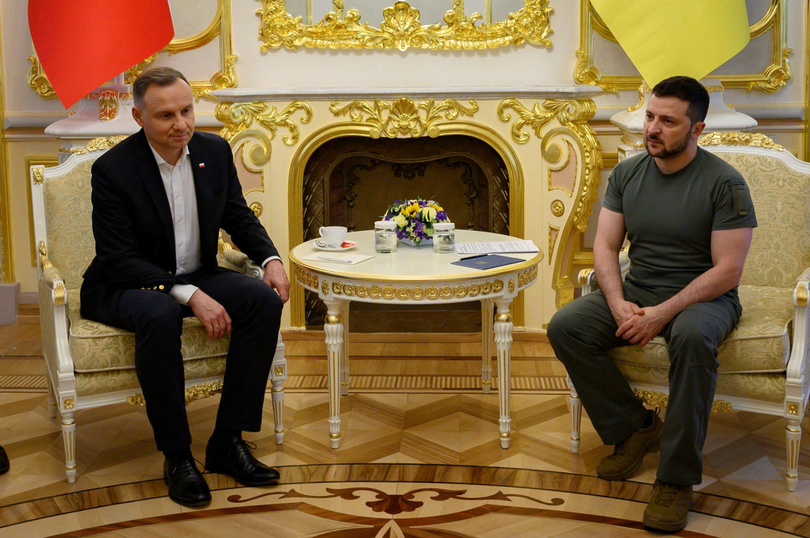 Andrzej Duda y Volodimir Zelenski. Foto: Reuters.