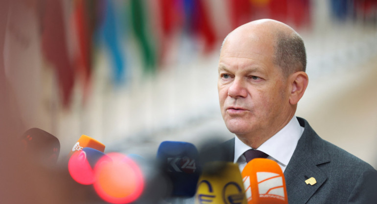 Olaf Scholz, canciller de Alemania. Foto: Reuters.