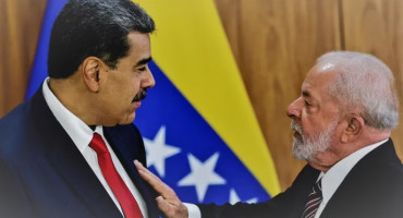 Nicolás Maduro y Lula da Silva. Foto: Reuters