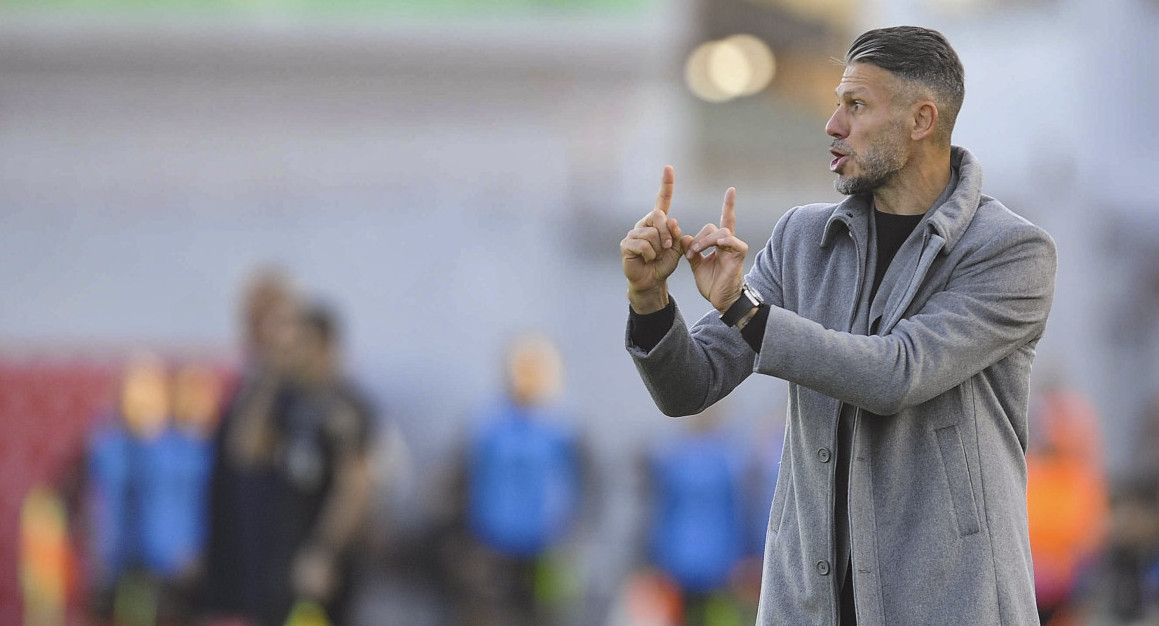 Martín Demichelis, el entrenador de River Plate. Foto: Télam.