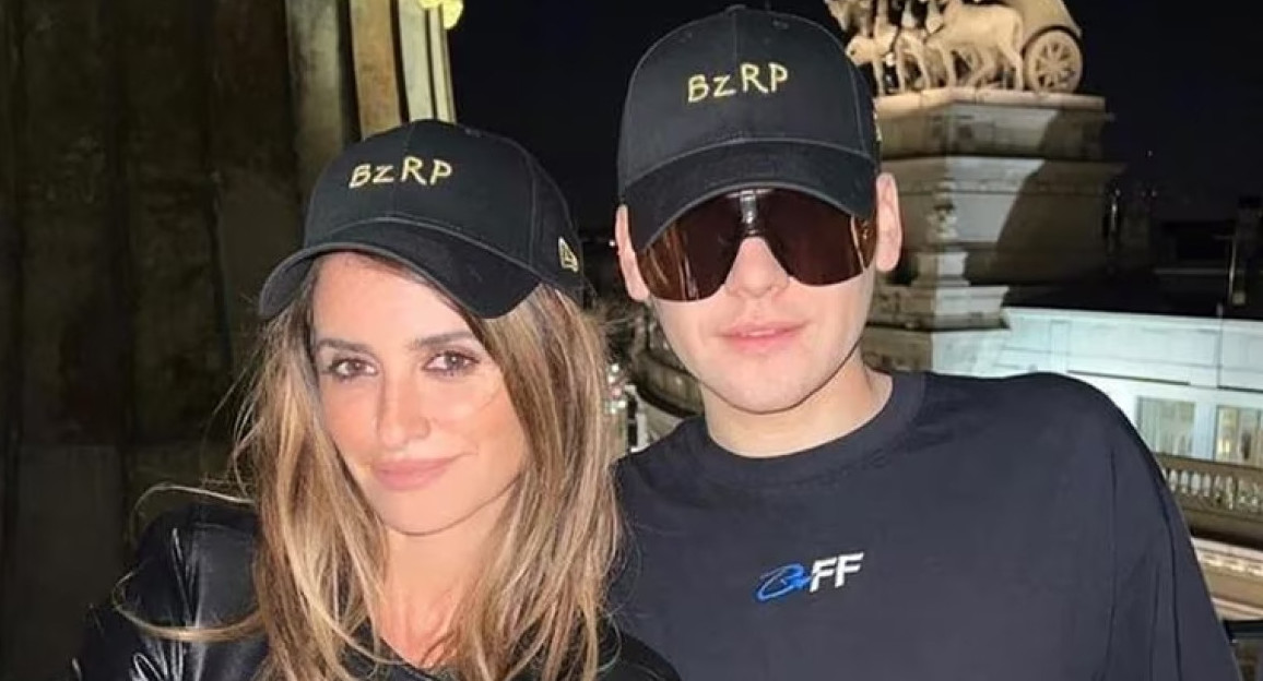 Bizarrap y Penélope Cruz en España. Foto: Instagram.