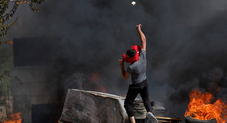 Conflicto entre judíos y palestinos. Foto: Reutres.