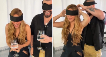 Shakira realizó un challenge con Manuel Turizo. Foto: captura.